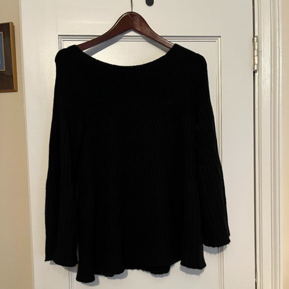 Lauren Conrad Size‎ Small Maternity Black Sweater (Bow on Back / Small Cu…